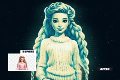 Hologram Photo Effect