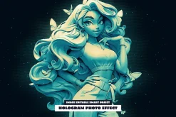 Hologram Photo Effect