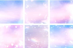 Holographic Gradient Sky Textures