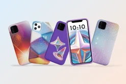 Holographic Shapes Abstract
