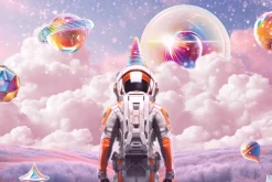 Holographic Shapes Abstract