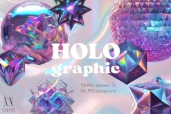 Holographic Iridescence shapes