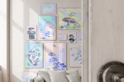 Holo Lilac Mushroomland Collage