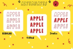 Honey Apple - Juicy Typeface