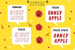 Honey Apple - Juicy Typeface
