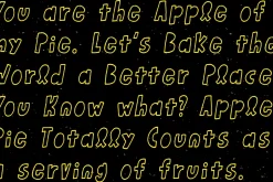 Honey Apple - Juicy Typeface