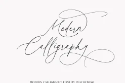Honey Vineyard // Modern Calligraphy