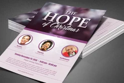 Hope of Christmas Church Flyer