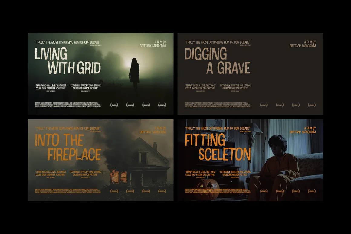 Horror Film Titles Collection