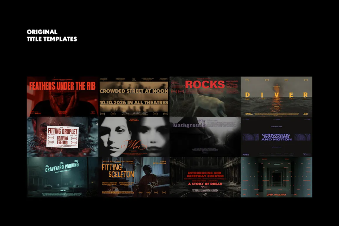 Horror Film Titles Collection