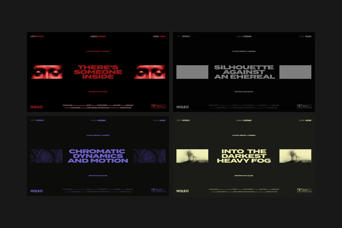 Horror Film Titles Collection