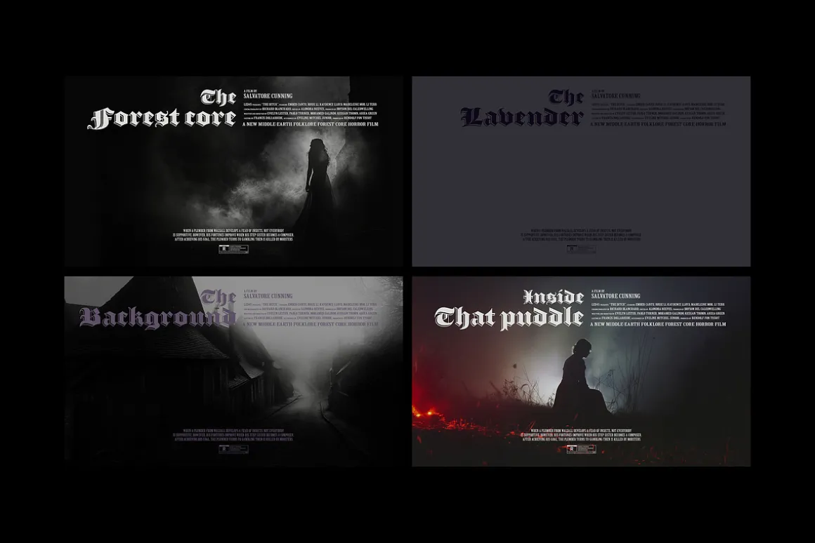 Horror Film Titles Collection