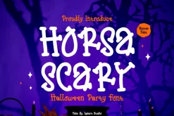 Horsa Scary - Halloween Font
