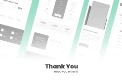 Hosting Server Wireframe Website