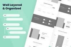 Hosting Server Wireframe Website