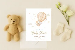 Hot Air Balloon Baby Animal Clipart