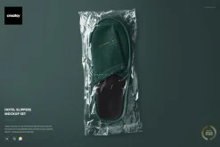 Hotel Slippers Mockup Set