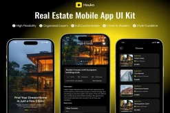 Houko Real Estate Mobile App UI Kit