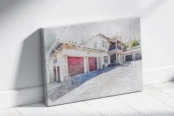 House Concept Sketch Art Effect