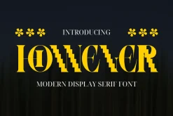 However - Pixel Serif Font