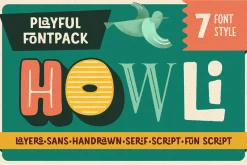 Howli - Playful FontPack