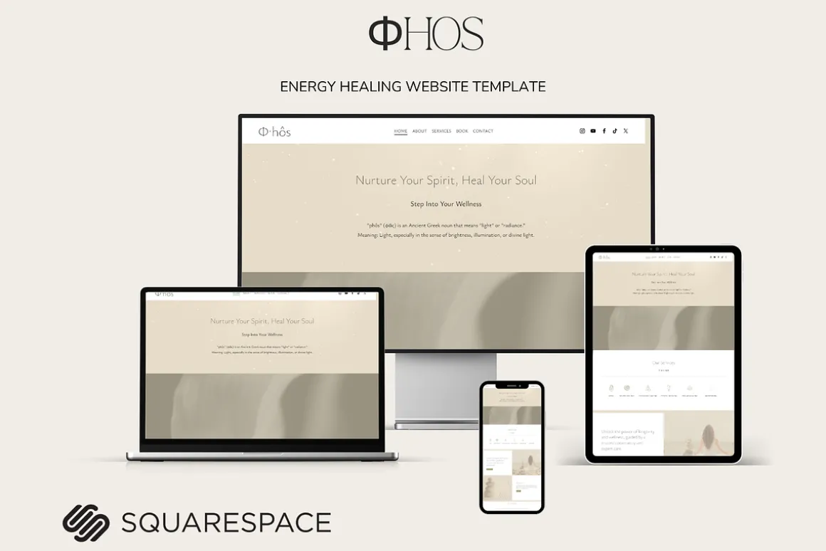 φhôs Squarespace 7.1 Template