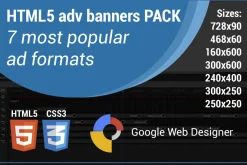 HTML5 adv banner template