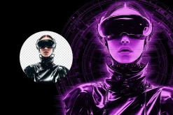 HUD Hologram Photo Effect