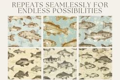 10 Hudson's Vintage Fish Patterns