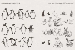 Huge Animal Vector Bundle