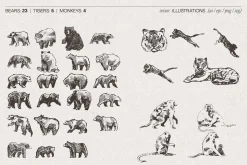 Huge Animal Vector Bundle