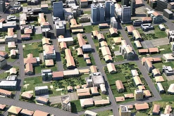 Huge LowPoly City Textured
