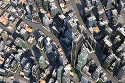 Huge LowPoly City Textured