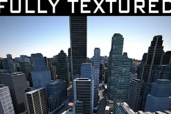 Huge LowPoly City Textured