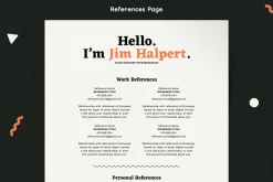 Human-Voiced Resume CV Template