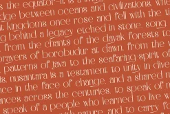 Hustle Batik Elegant Display Serif