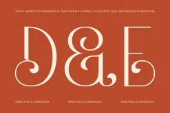 Hustle Batik Elegant Display Serif