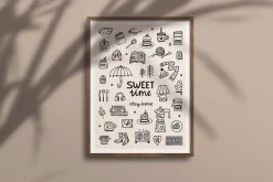 Hygge graphic elements