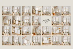 HYGGE PUMPKIN | frame mockup nursery