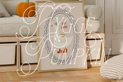 HYGGE PUMPKIN | frame mockup nursery