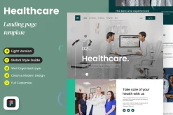 Hypercare - Healthcare Landing Page
