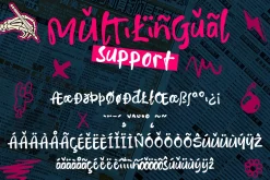 HyperMess - Script Display Font
