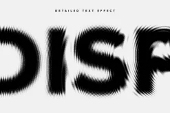 Hypnotic Distortion Text Effects