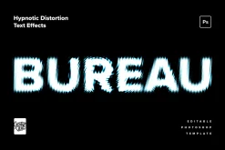 Hypnotic Distortion Text Effects