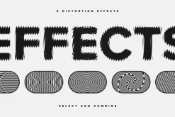 Hypnotic Distortion Text Effects