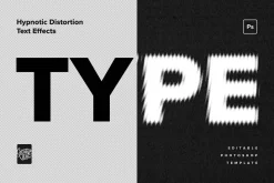 Hypnotic Distortion Text Effects