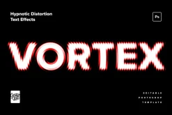 Hypnotic Distortion Text Effects