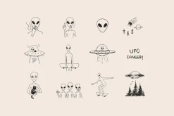 I want to believe - vector doodles