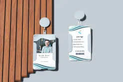 ID card holder mockup