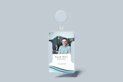 ID card holder mockup